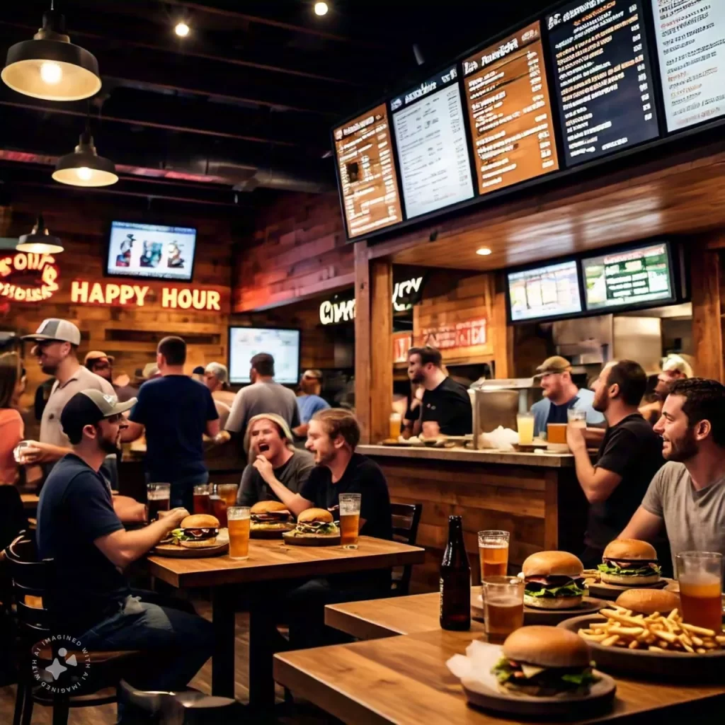 Morton's Happy Hour Burgers and Sandwiches