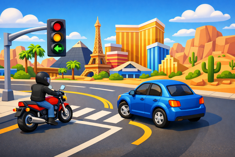 Common Driver Mistakes That Lead To Motorcycle Crashes In Las Vegas